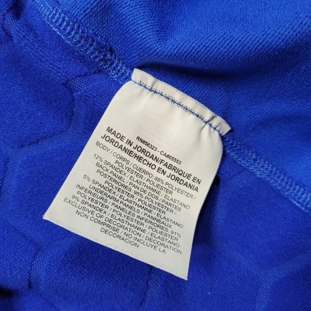 Nike Pro Hyperwarm Sweatshirt Mens Medium Blue Long Sleeve Base Layer Fitted Top